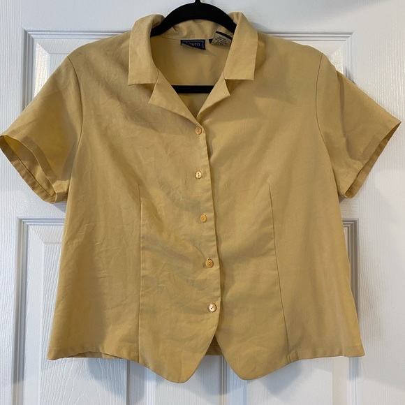 Laura Scott Tops - Vintage collared button up